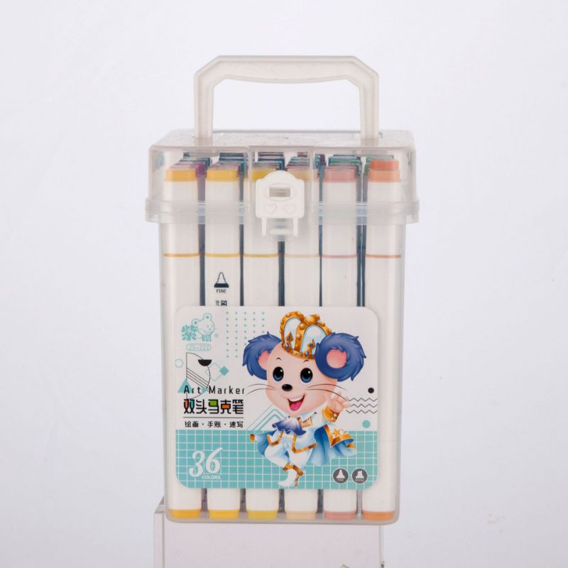 Bút màu Marker, bút nhớ họa cụ tô màu dạ vẽ tranh anime Bộ 36/48/60/80
