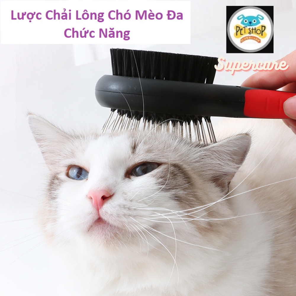 Lược Chải Lông Chó Mèo Đa Chức Năng