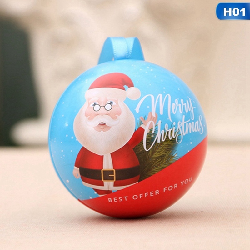1 Hộp Đựng Kẹo Hình Ông Già Noel Sáng Tạo Trang Trí Giáng Sinh