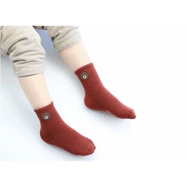 Tất Hình Gấu Cho Bé, Hàng Đẹp Loại 1, Siêu Ấm, Đáng Yêu, Dế Thương