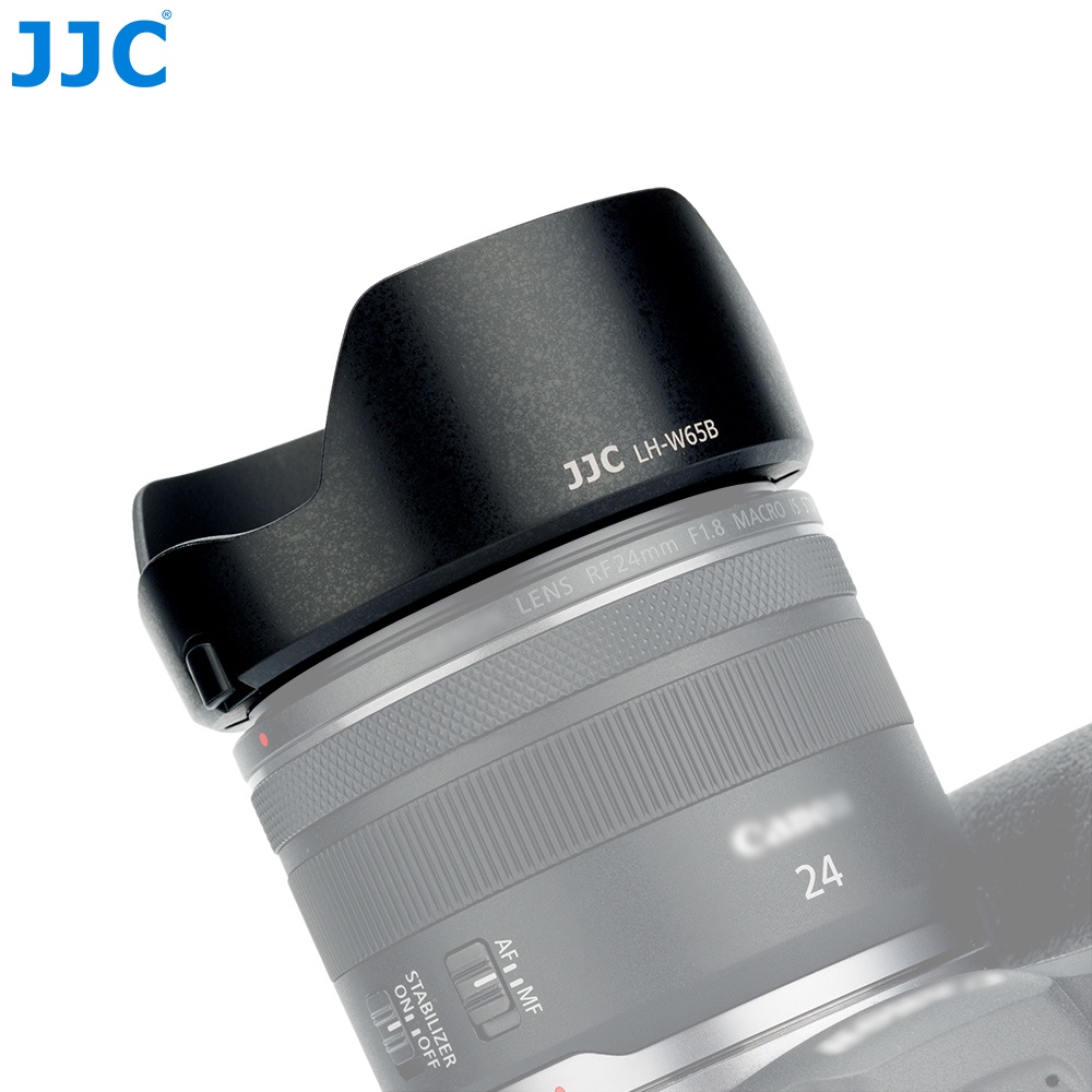 Loa che nắng ống kính JJC EW-65B thay thế cho Canon EF 24mm 28mm f/2.8 IS USM/ RF 24mm F1.8 MACRO IS STM