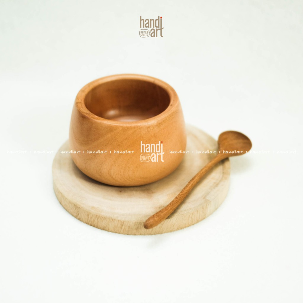 Chén gỗ trang trí đồ ăn, bát gỗ decor - Decorative wooden bowls