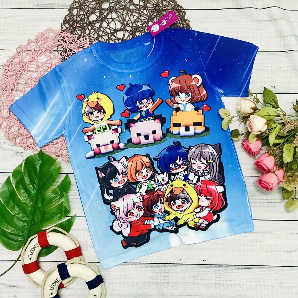 Áo thun bé trai, Áo thun lạnh in 3D hình Hero Team mềm mịn, thoáng mát cho bé size đại từ 10 - 77kg