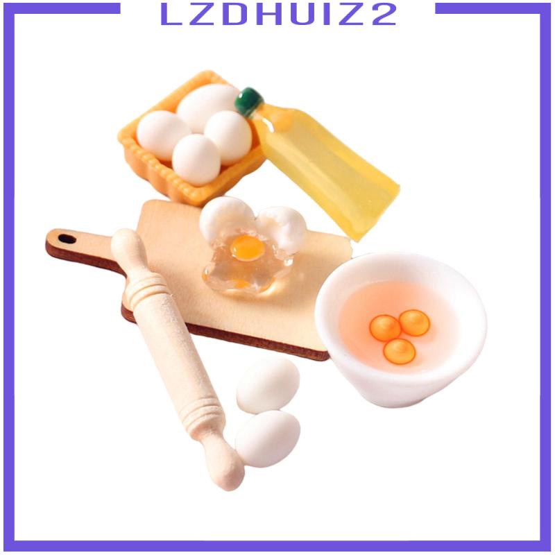 Bộ Đồ Chơi Nội Thất Nhà Bếp Búp Bê Tỉ Lệ 1: 12 Chất Lượng Cao