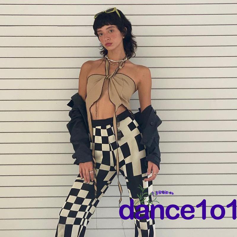 Áo Croptop Trễ Vai Hoạ Tiết Kẻ Sọc Cho Phái Nữ | BigBuy360 - bigbuy360.vn