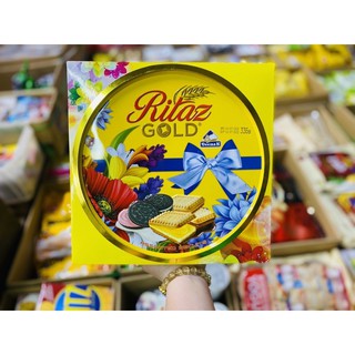 bánh quy Ritaz Gôd hộp thiếc 336gam(có 3màu)