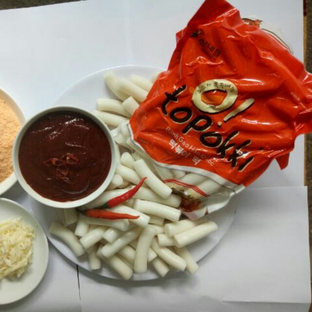 500g Bánh gạo topokki kèm sốt