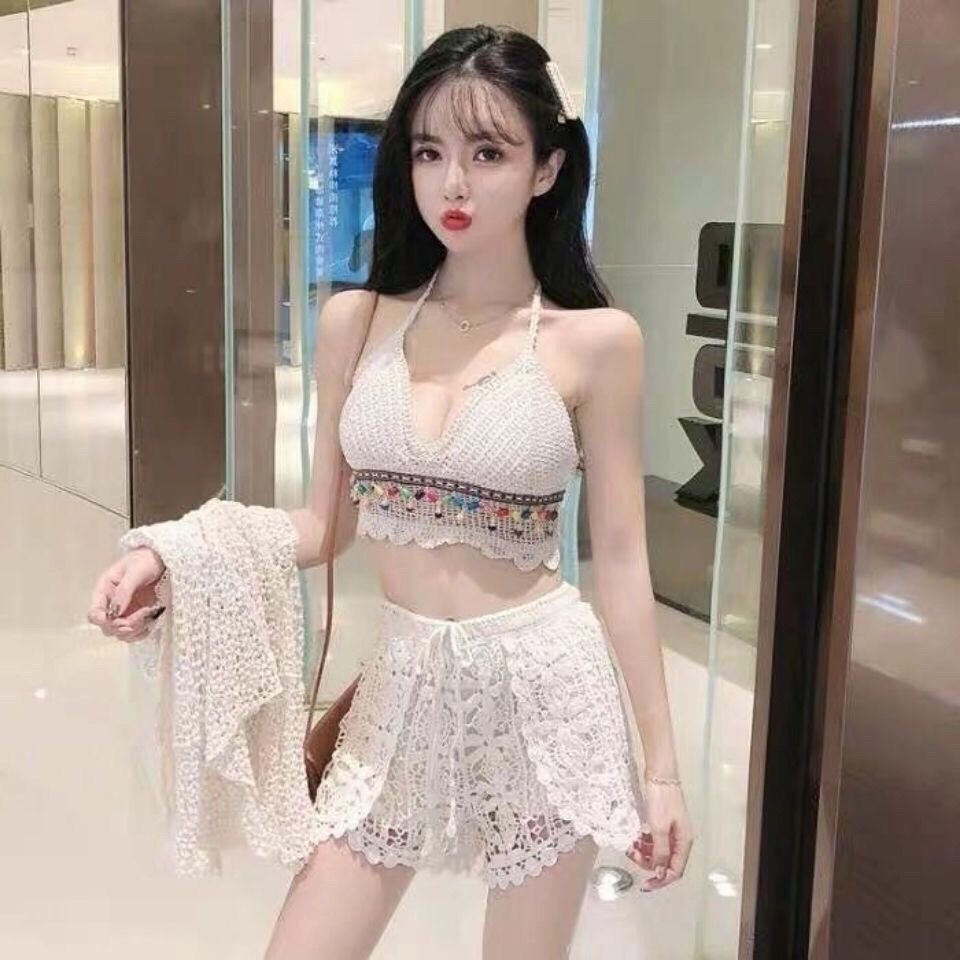 Set Ren Bikini Du Lịch Biển Quyến Rũ Kiểu 5 Smide Clothing