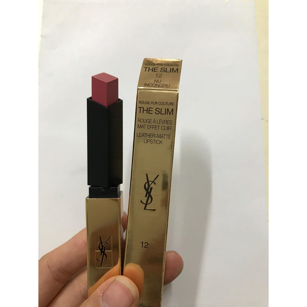 [Đủ bill] SON YSL THE SLIM mua tại ĐỨC!