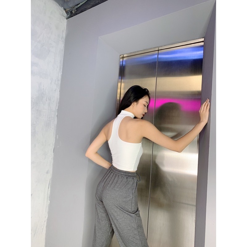 [Mã WABRH11 giảm 10% đơn 99K] Áo Chocker Bodysuit Nữ BUSY Thun Zip Hai Lớp Co Giãn Ôm Body CKB | BigBuy360 - bigbuy360.vn