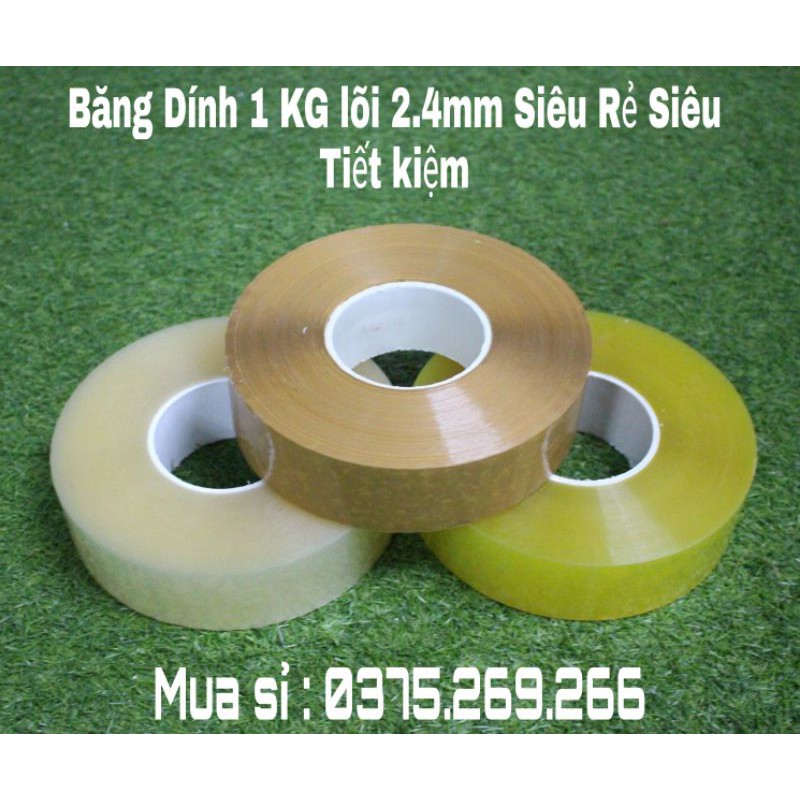 Băng dính 1kg lõi mỏng [giá xưởng]