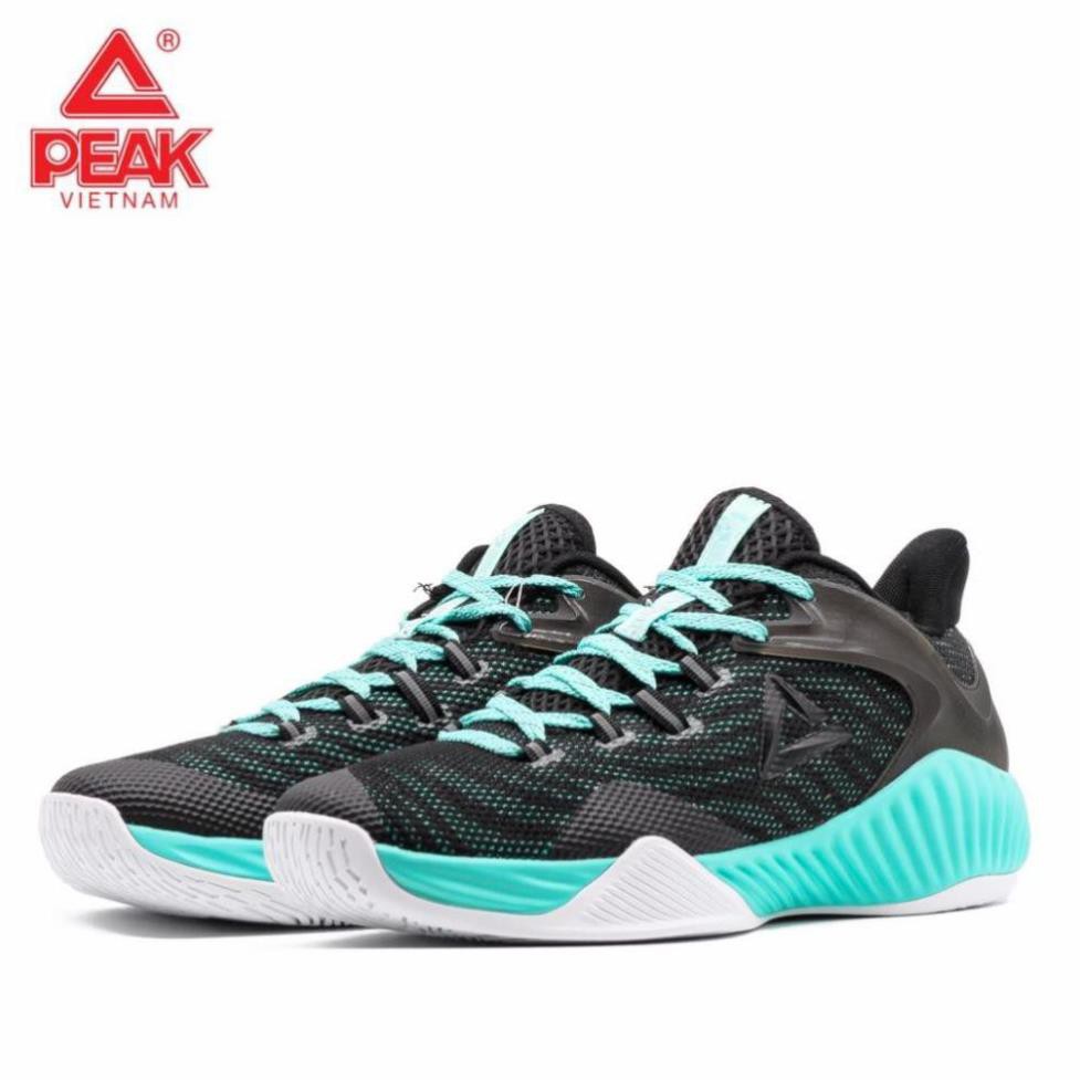 [Sales] Giày bóng rổ PEAK Basketball Ultra Light STA E92041A – Đen Xanh BH 2 Năm 2020 TỐT . Real* Sales thu ♤ hot "