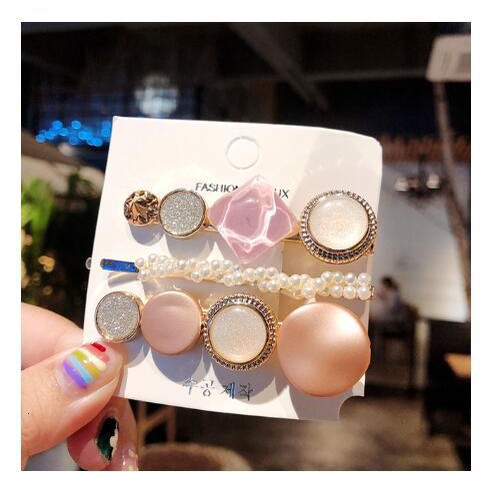 Kẹp tóc acrylic nhiều kiểu dáng tùy chọn xinh xắn cho nữ