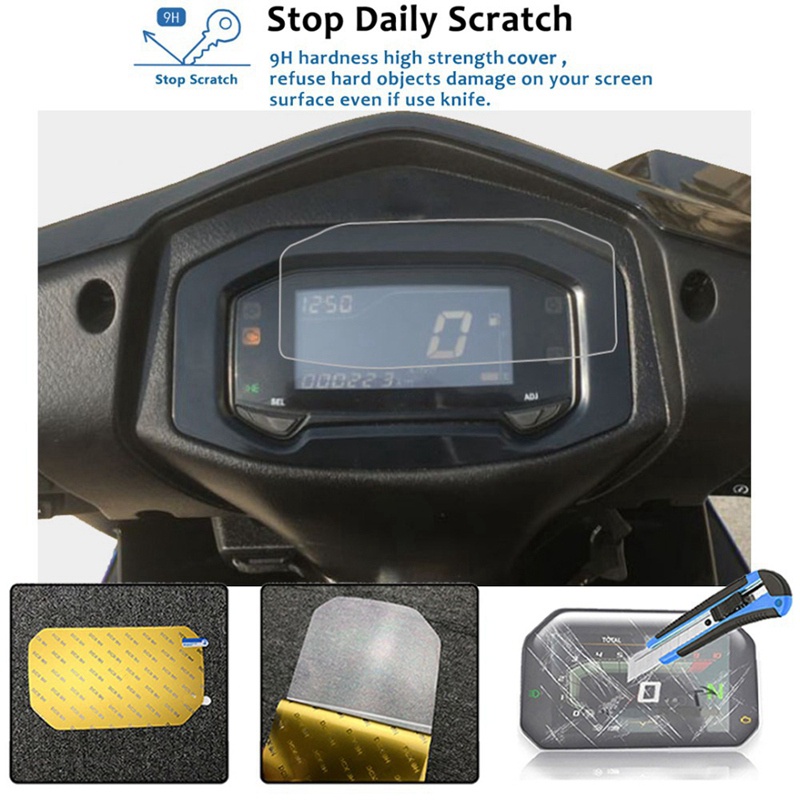 Miếng Dán Bảo Vệ Màn Hình Tránh Trầy Xước Cho Xe Mô Tô Suzuki GSXR 150 UY125 Swing GSX125 GSX-R150 Gixer155