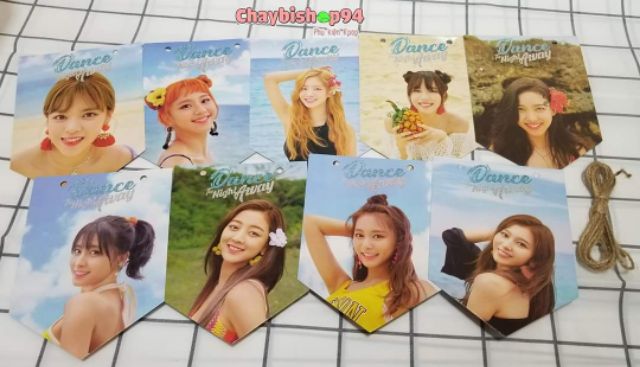 Set cờ và dây treo tường BTS, GOT7, TWICE, X1, BLACKPINK