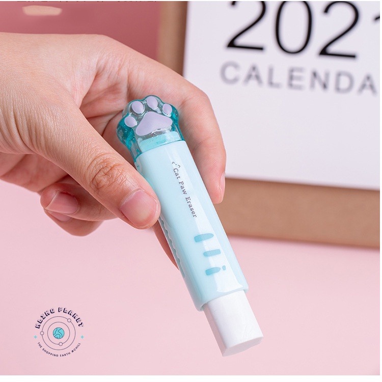 Tẩy bút chì vặn Hình chân mèo dễ thương