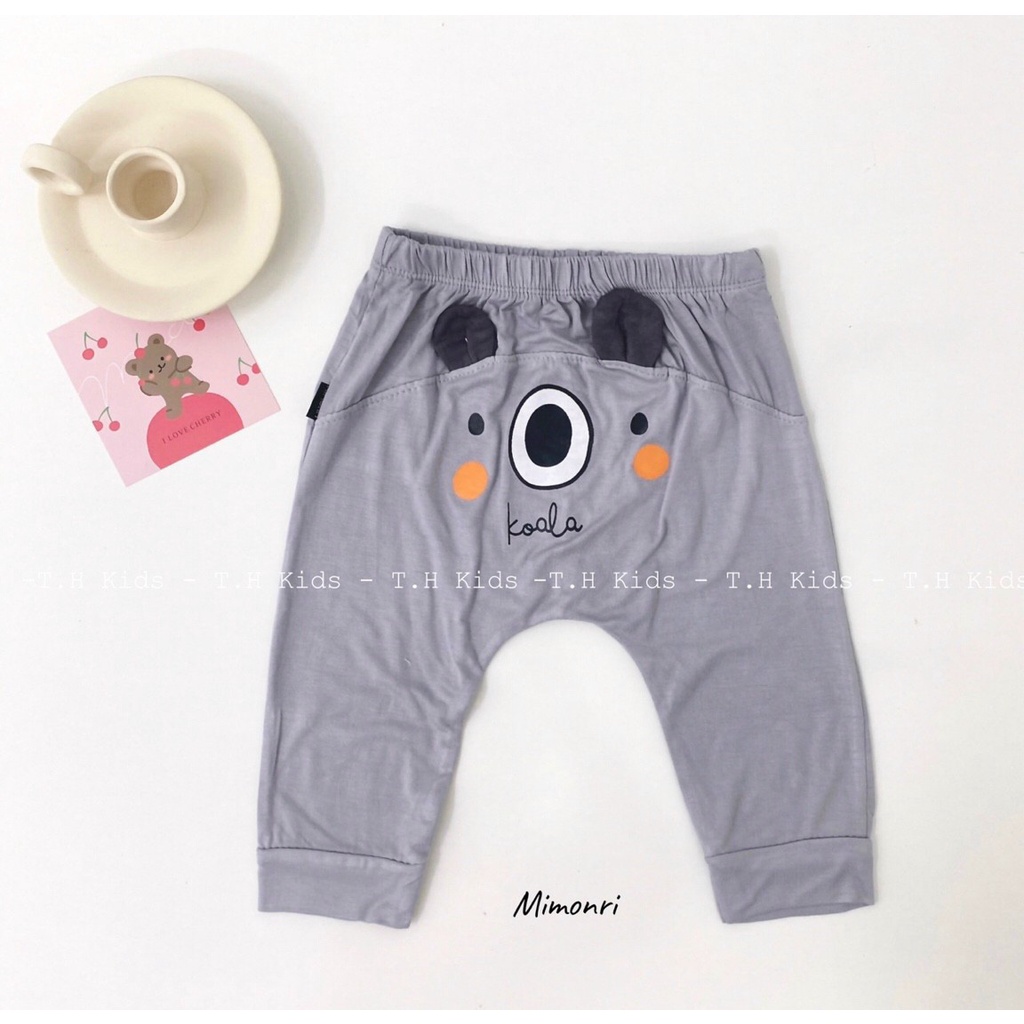 Sale! Set 5 Quần chục mông thú  hình in họa hĩnh ngộ ngĩnh chất thun gân đẹp mềm mịn cho bé