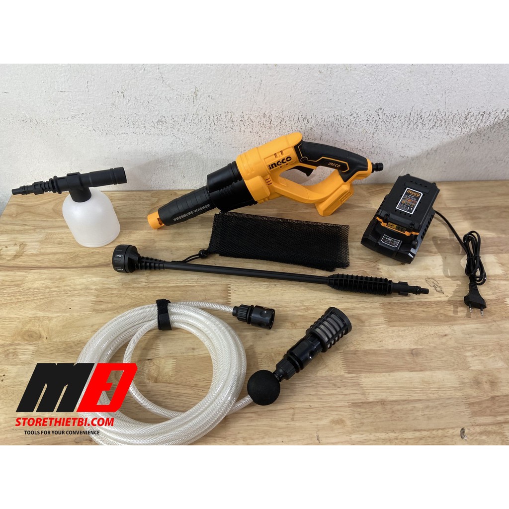 Máy xịt rửa dùng pin 20V Ingco CPWLI20082