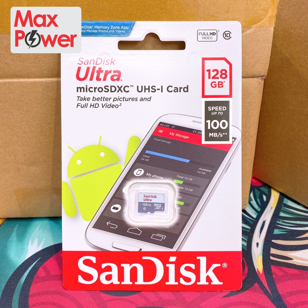 Thẻ Nhớ MicroSD SanDisk Ultra 32/64/128GB 100MB/s Chính Hãng Có Tem Chính Hãng