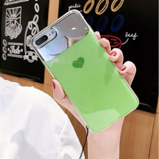 Ốp lưng trái tim tráng gương iphone
