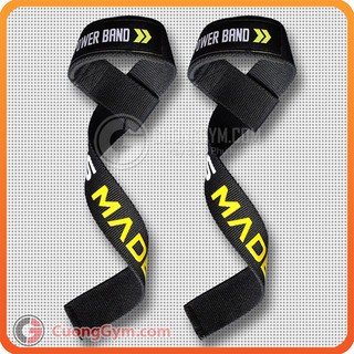 Dây kéo lưng xô (Deadlift - Lifting Straps) cao cấp CGA-113 nhập khẩu. Hỗ trợ tập gym, kéo xà đơn
