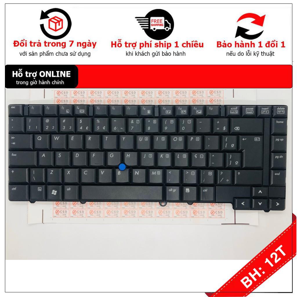 [BH12TH] Bàn Phím Cho Laptop HP EliteBook 8530P 8530W -  loại có chuột - Hàng Mới 100% bảo hành 12 tháng Toàn Quốc