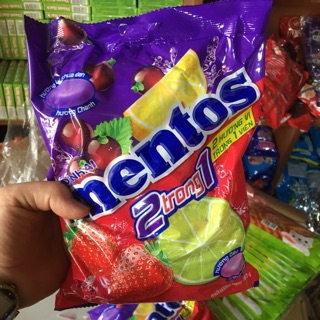 [CHUYÊN SỈ] Gói Kẹo Nhai Mentos 2 vị Trong 1 viên 330gr