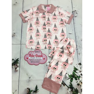 Bộ tiểu thư satin lụa cổ sen tròn ( hình thật shop chụp )