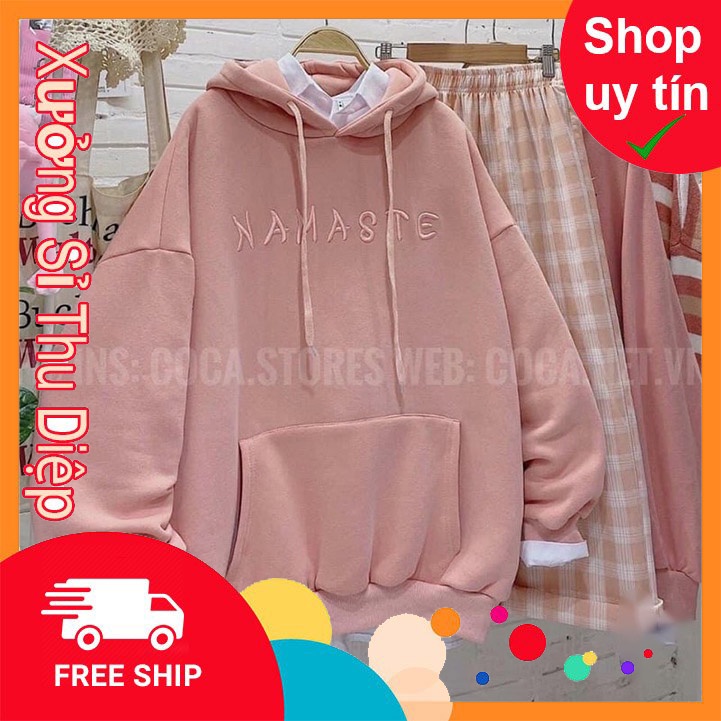 Áo hoodie NAMASTE chất nỉ ngoại cực dầy đẹp (TUYỂN SỈ KHẮP TOÀN QUỐC)