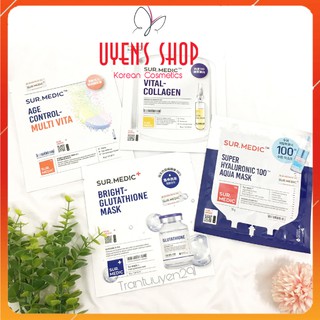 Mặt nạ Sur.Medic Bright Glutathione/ Aqua/ Vital Collagen/ Age Control-Multi Vita Mask