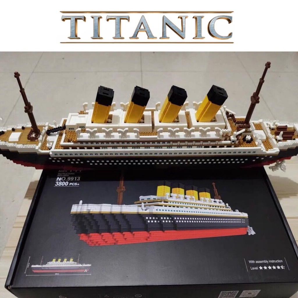 Bộ xếp hình Lego hình Titanic - Bộ đồ chơi trẻ em thông minh - Sunny