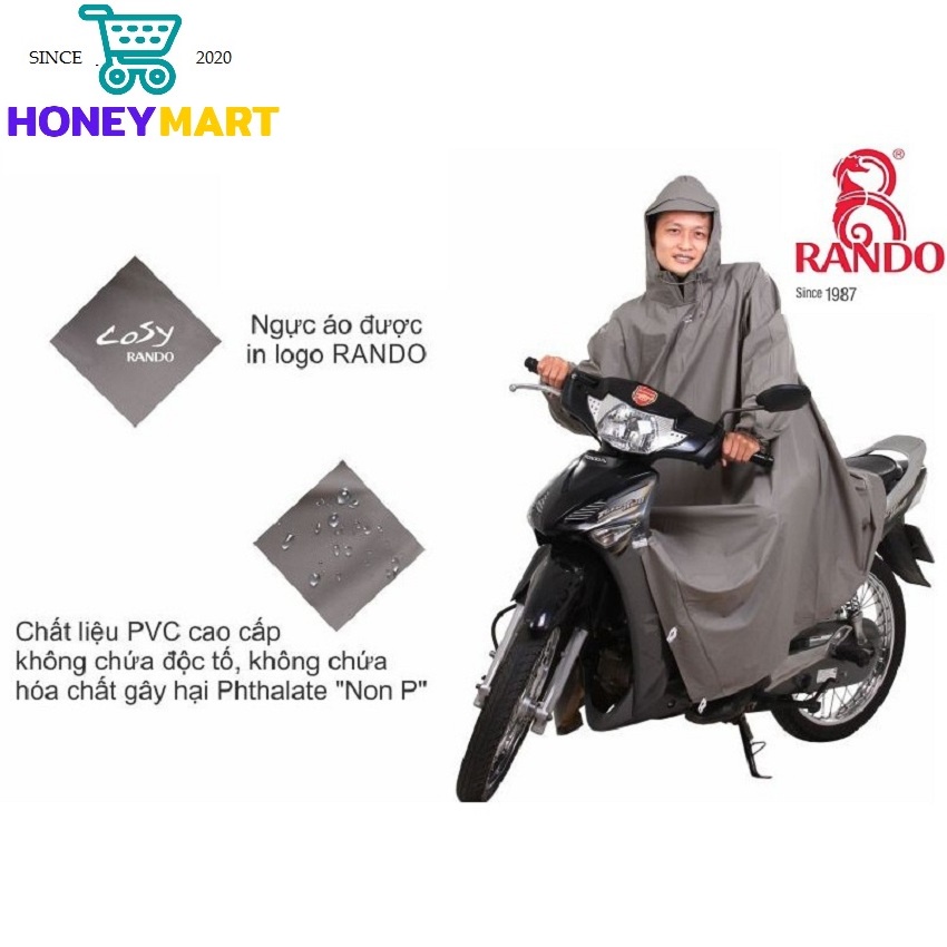 Áo Mưa Rando Poncho Cosy APPS-16 “không ướt ống quần” Honeymart