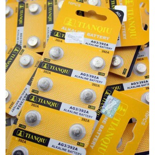Pin ag3, lr41, 392a tianqiu 9.000/ 1 vỉ