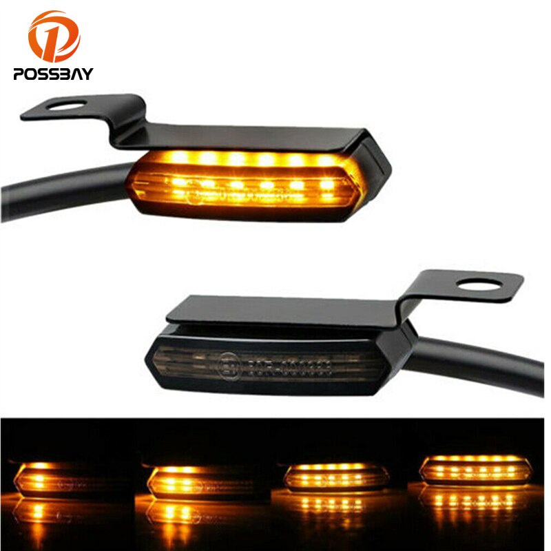 Đèn LED Tín Hiệu Xi Nhan Gắn Tay Lái Xe Mô Tô