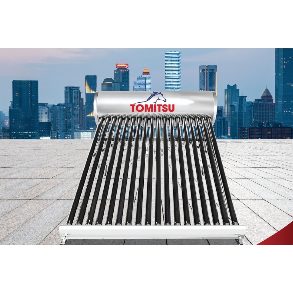Bình nước nóng năng lượng mặt trời 150 lít nhãn hiệu TOMITSU