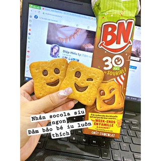 Bánh quy socola Pháp BN mặt cười 285g