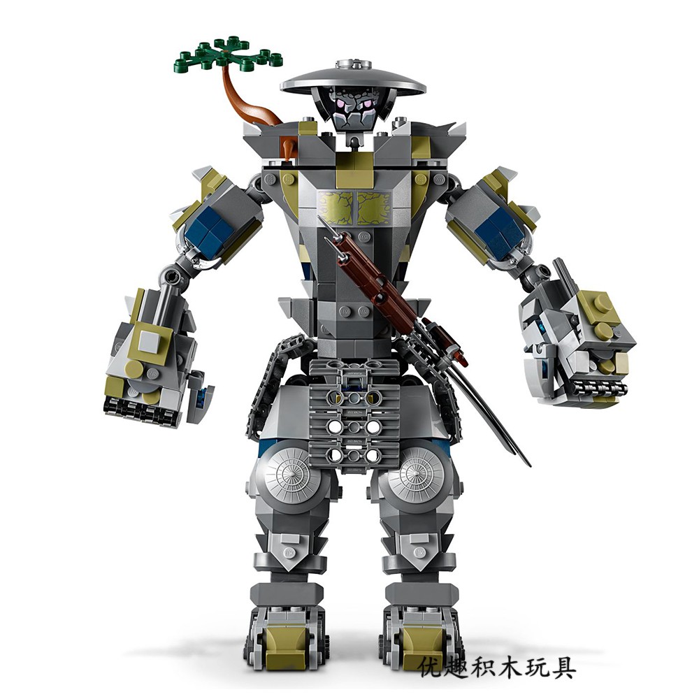 Đồ chơi lắp ráp Lego Ninjago Bela 10937 Xếp Mô Hình Robot Mech Sammurai đá Minifigures Ninja Season Phần 9 Lloyd Harumi