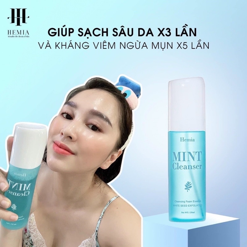 [ SỮA RỬA MẶT BẠC HÀ HEMIA-CAO CẤP HÀN QUỐC CHÍNH HÃNG]