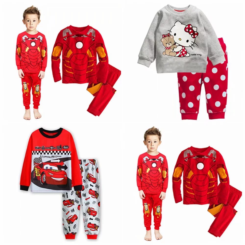 Bộ đồ Pijama hình siêu anh hùng cho bé trai