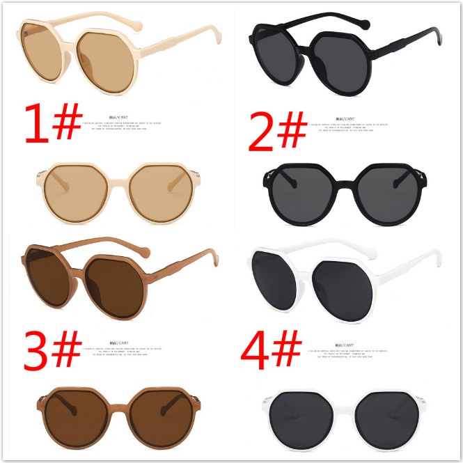 Kính mát gọng lớn nhiều màu sắc phong cách Hàn Quốc cổ điển cho nam và nữ