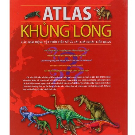 [ Sách ] Atlas - Khủng Long ( Tái Bản 2018 )