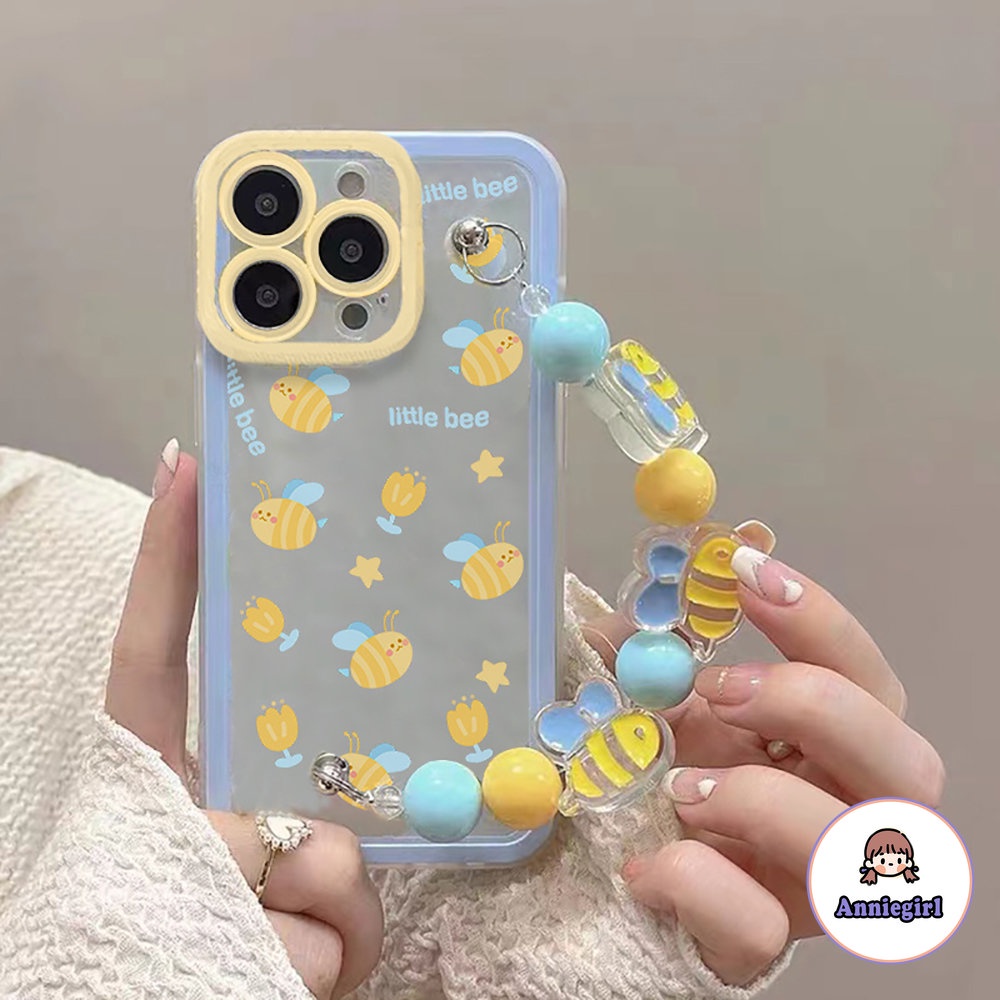 Ốp Điện Thoại Tpu Dẻo Họa Tiết Hoa Cúc Có Dây Đeo Chống Sốc Cho iPhone 12 11 Pro Max X Xr 8 7 Plus