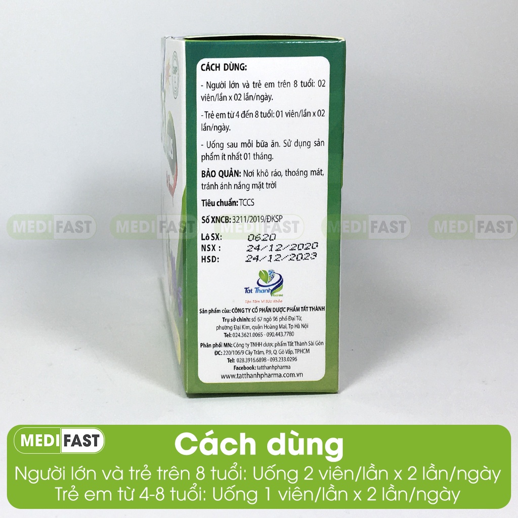 Viên uống Giấp Cá Plus - Bổ sung chất xơ, ngăn ngừa táo bón, trĩ - hộp 30 viên từ thảo dược