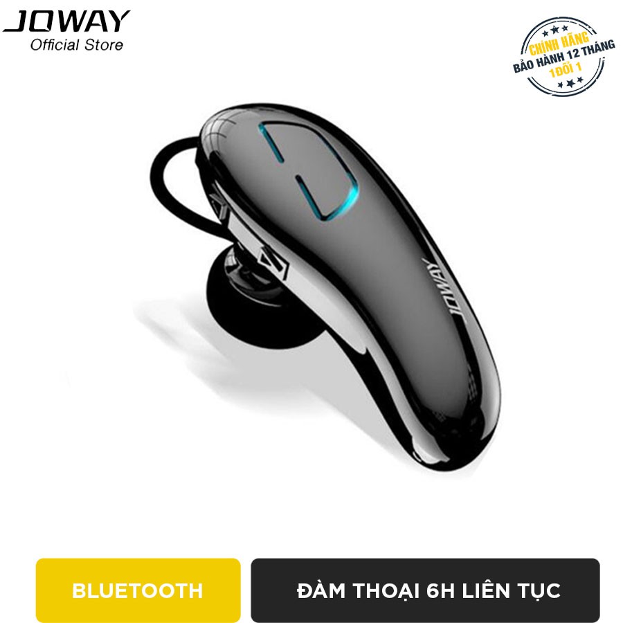 Tai nghe Bluetooth Joway H02 hỗ trợ đàm thoại 6h, chống ồn cao cấp - Hãng phân phối chính thức
