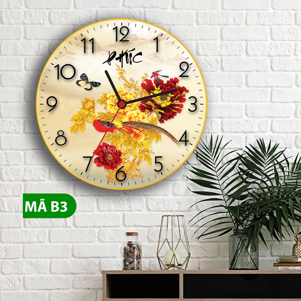 Đồng Hồ Treo Tường Kim Trôi Tráng Gương 3D Chất Lượng Cao Cấp các mẫu TẶNG KÈM PIN + MÓC TREO