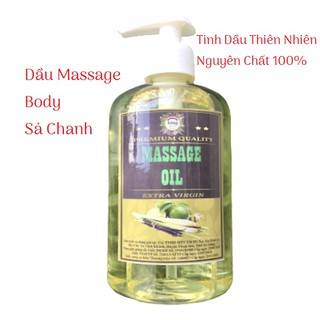 1 Lít Dầu Massage Body Tinh Dầu Sả Chanh Thiên nhiên 100% dùng cho mọi loại da