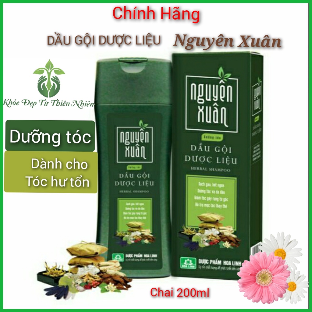Dầu Gội Dược Liệu Nguyên Xuân Xanh - Dưỡng Tóc