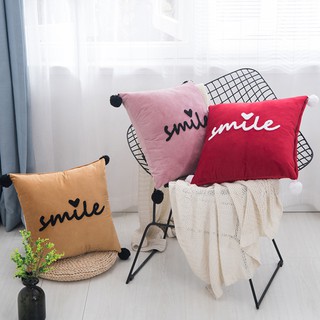 Vỏ Gối Sofa Trang Trí SMILE (45cmx45cm)