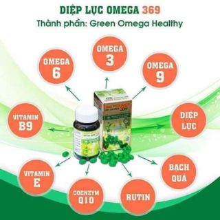 Diệp lục collagen omega 369