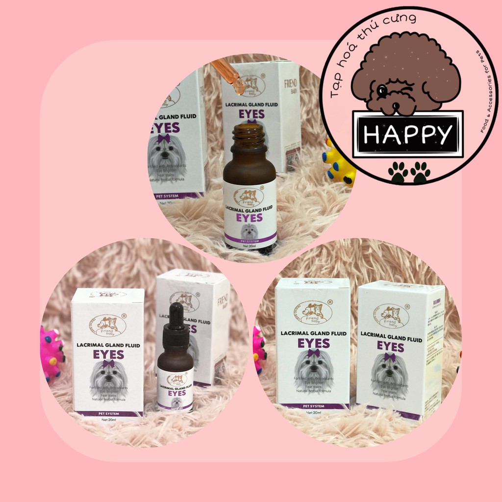 Siro uống trị chảy nước mắt / Siro uống giảm tiết lệ ở chó mèo - LACRIMAL GLAND FLUID EYES [Ảnh thật] [Có sẵn]